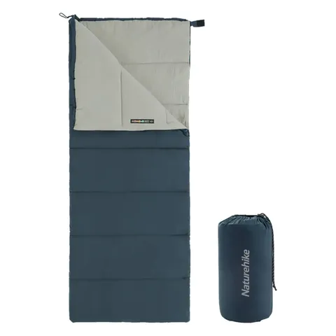 Спальний мішок Naturehike F150 NH22MSD05, лівий, темно-блакитний — фото 2