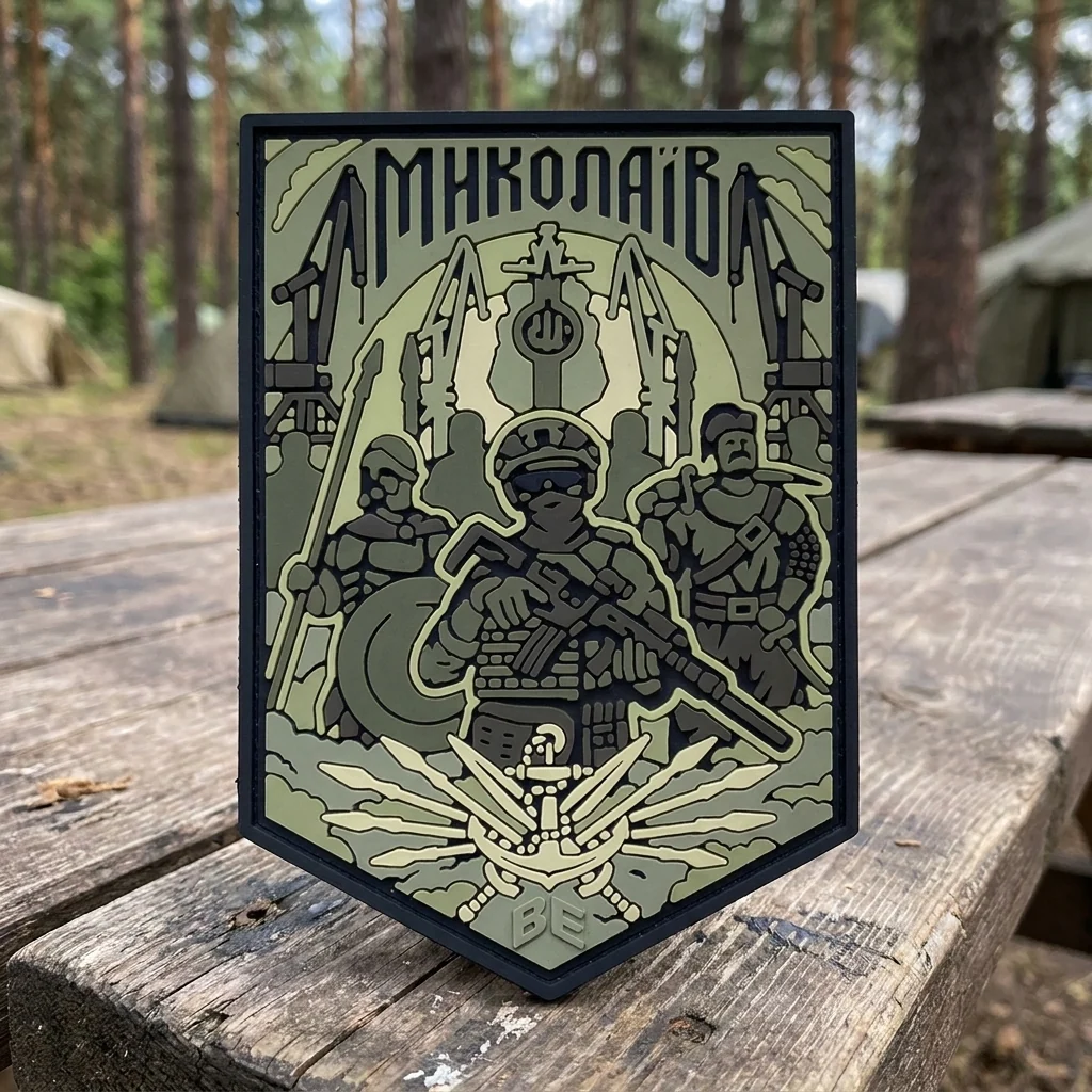 ПВХ Патч (шеврон) "Миколаїв" олива