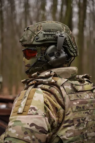 Захист шиї mod. 1 з балістичним захистом 2 клас Militex cordura USA Мультикам — фото 11