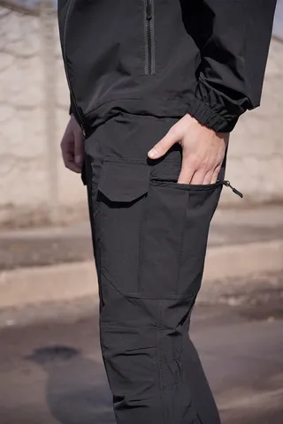 Тактичний костюм Tactical Flex Pro FS (4WStretch) Чорний (куртка та штани) — фото 11