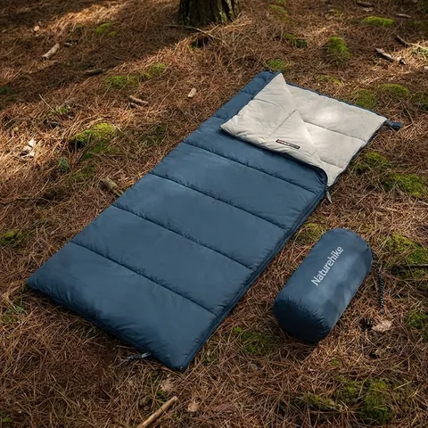 Спальний мішок Naturehike F150 NH22MSD05, правий, темно-блакитний — фото 3