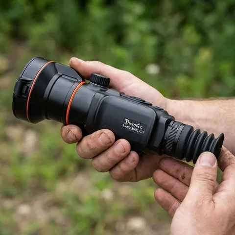Тепловізійний приціл Vidar 360L 2.0 (384x288, NETD <20 мК, 3000м, лазерний далекомір, подвійний об'єктив 20мм/60мм) — фото 3