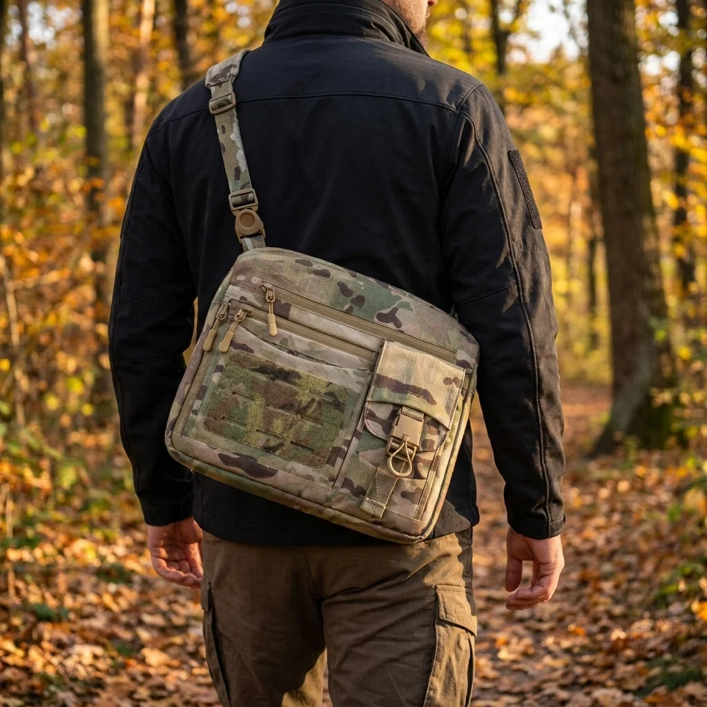 Смарт-сумка через плече Militex Tactic city Assistant bag Cordura original USA Multicam XL