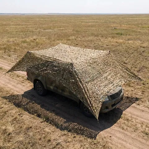 Літня маскувальна сітка Militex Степовий мультикам 6х8м (площа 48 кв.м.)