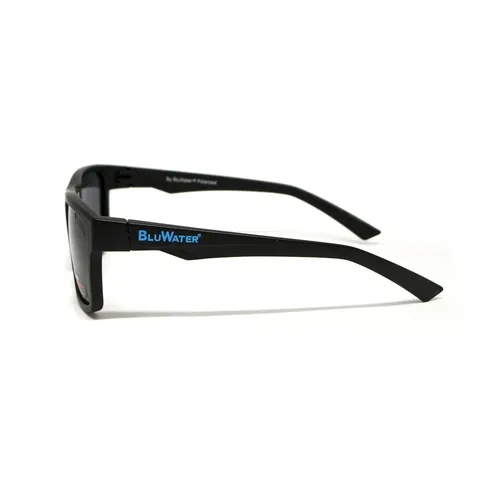 Окуляри поляризаційні BluWater Buoyant-3 Polarized (gray) сірі, Чорний — фото 4