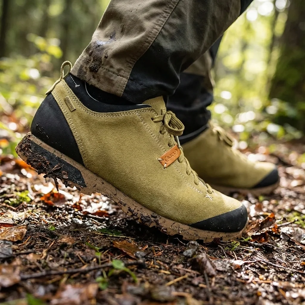 Кросівки AKU Bellamont 3 Suede GW 5.5 olive-mustard