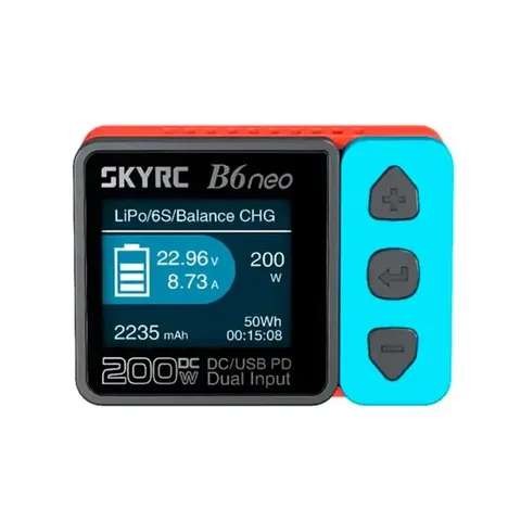 Зарядний пристрій для FPV SkyRC B6 Neo 200 Вт USB PD Dual — фото 5