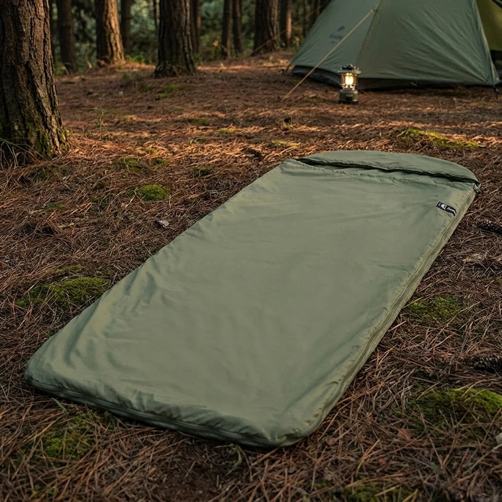 Підкладка для спального мішка Naturehike CNH22SD016, нейлон, зелена