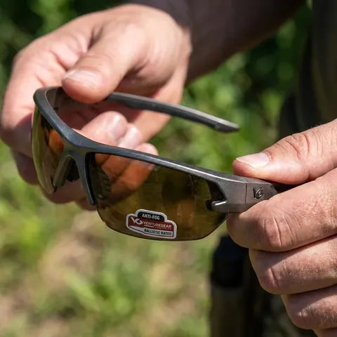 Захисні окуляри Venture Gear Tactical Semtex 2.0 Gun Metal (bronze) Anti-Fog, коричневі в оправі кольору "темний металік", Темний металік — фото 3
