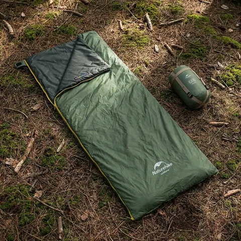 Спальний мішок Naturehike LW180 Mini NH21MSD04, правий, XL, темно-зелений — фото 3