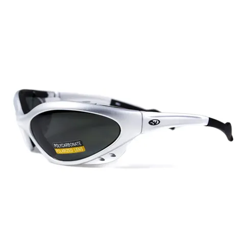 Захисні окуляри з поляризацією Black Rhino Rhinolidz Polarized (gray), сірі, Сірий — фото 3