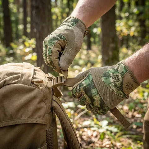 Рукавички тактичні Helikon-Tex Range Tactical Gloves - PenCott WildWood / Coyote A