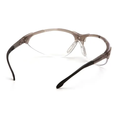 Окуляри захисні Pyramex Rendezvous Crystal Gray (clear) Anti-Fog, прозорі в сірій напівпрозорій оправі, Прозорий — фото 5