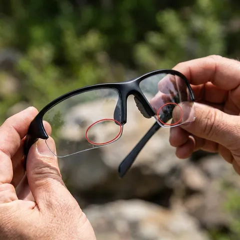 Окуляри біфокальні фотохромні (захисні) Global Vision Hercules-7 Bifocal (+1.5) photochromic (clear), фотохромні прозорі, Чорний — фото 3