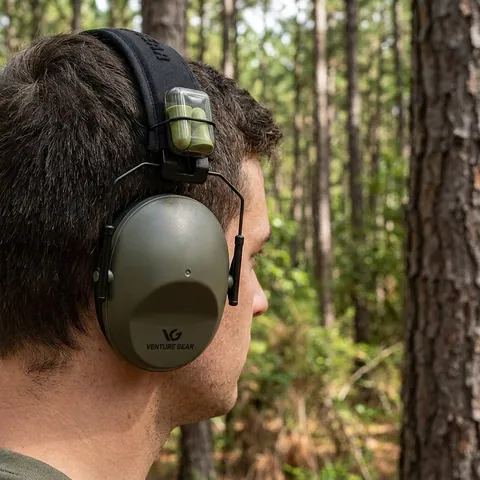 Низькопрофільні навушники Олива Venture Gear VGPM9022C NRR 24dB + беруші