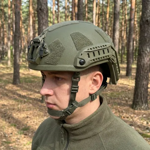 Балістичний шолом Олива FAST PE GEN III AGGRESSIVE