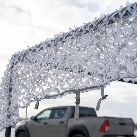 Маскувальна сітка Militex для окопів та бліндажів Зимовий мультикам 3х5м (площа 15 кв.м.) — фото 3
