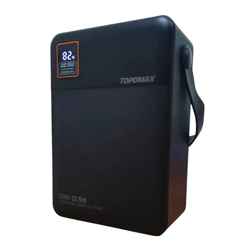 Power Bank Topomax 80000mAh Fast Charge (QC+PD) 22.5W- чорний — фото 2