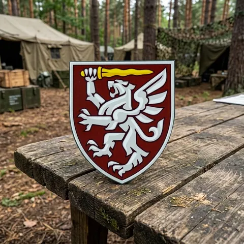 Магніт-Шеврон 80 ОДШБР 14*16,5 см сувенір подарунок — фото 1