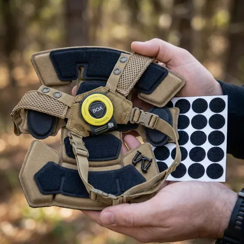 Підвісна система + подушки для шолому Team Wendy Cam Fit (R) GEN.3 Койот — фото 3