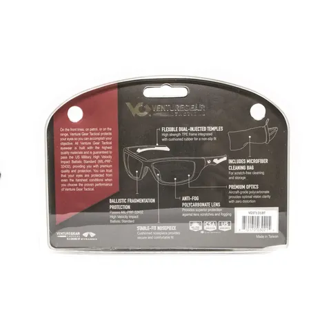 Захисні окуляри Venture Gear Tactical Howitzer Black (bronze) Anti-Fog, коричневі в чорній оправі — фото 9