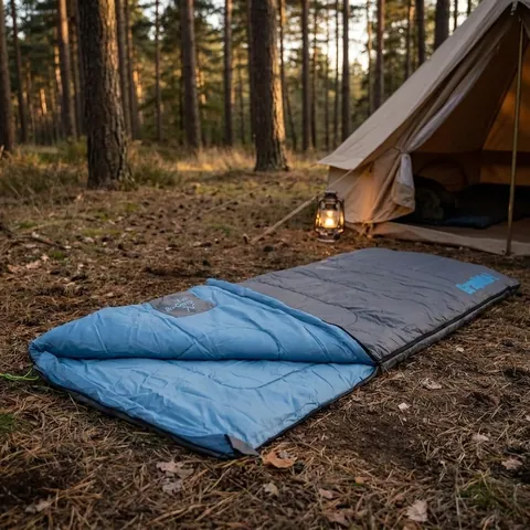 Спальний мішок Bo-Camp Graphite L 10° Grey/Blue (3605753)