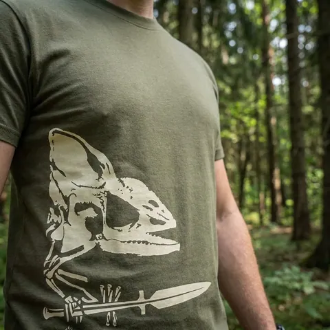 Футболка Helikon-Tex (Full Body Skeleton) - Olive Green — фото 3