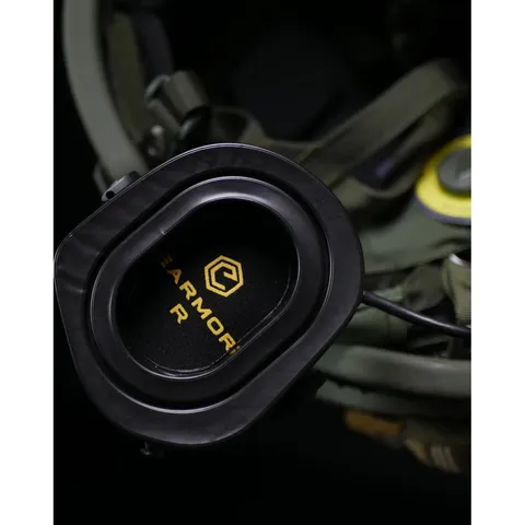 Тактичні навушники EARMOR M32Н PLUS Олива — фото 12