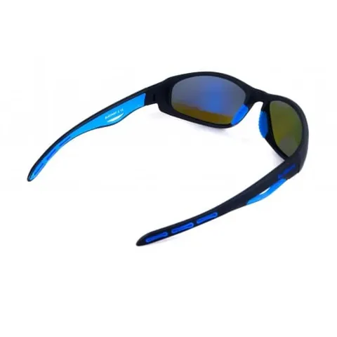 Окуляри поляризаційні BluWater Buoyant-2 Polarized (G-Tech™ blue) дзеркальні сині, Чорний — фото 4
