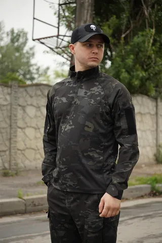 Костюм тактичний Twill FS чорний мультикам ( штани+убакс ) — фото 10