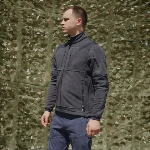 Кофта Frontier Mustela Cordura Fleece Сіра — фото 2
