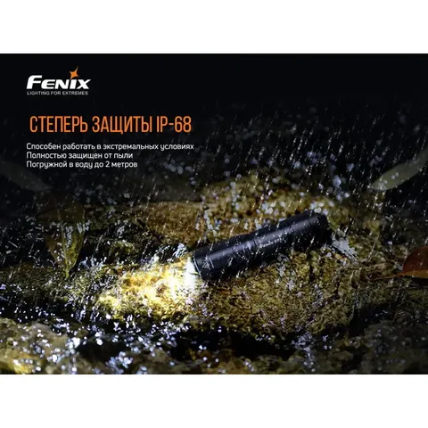 Ліхтар ручний Fenix E01 V2.0 блакитний — фото 11