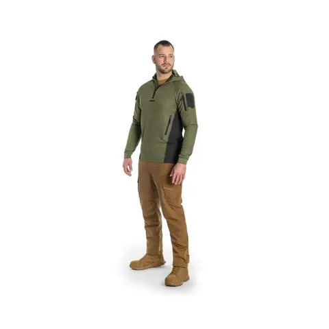 Кофта тактична Helikon-Tex RANGE HOODIE - TopCool, оливковий — фото 5