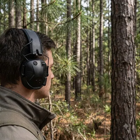 Захисні активні навушники протишумні Venture Gear AMP NRR 26dB з Bluetooth Чорні