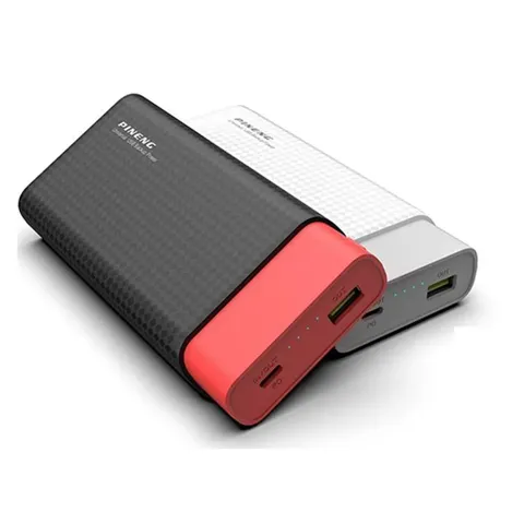 Портативний зовнішній акумулятор Pineng PN-882 20000 mAh Power Bank Чорний — фото 4
