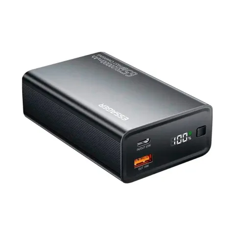 Зовнішній акумулятор ESSAGER EDY65-LD01-Z 20000 mAh 65W black — фото 3