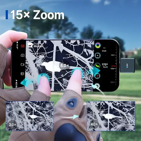Тепловізор для смартфона Thermal Master T2 Pro (1300 м, 13 мм, iOS lighting) — фото 3