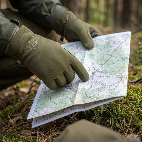 Рукавички для туризму Helikon-Tex Tracker Outback Gloves - Olive Green — фото 3