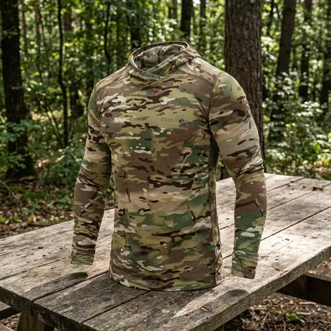 Лонгслів Camotec Chiton Hood CoolPass(мультикам)-