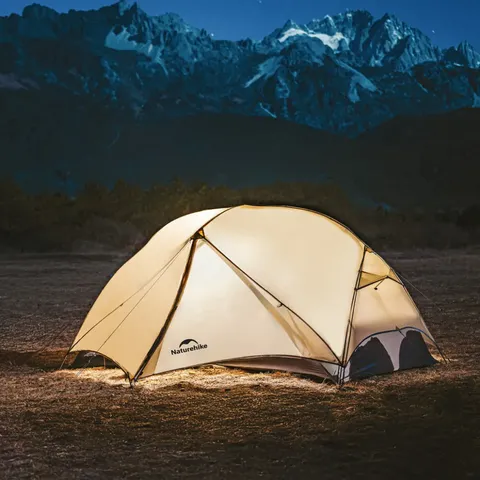 Намет надлегкий двомісний Naturehike Mongar CNK2550WS016, 15D, сiрий — фото 10