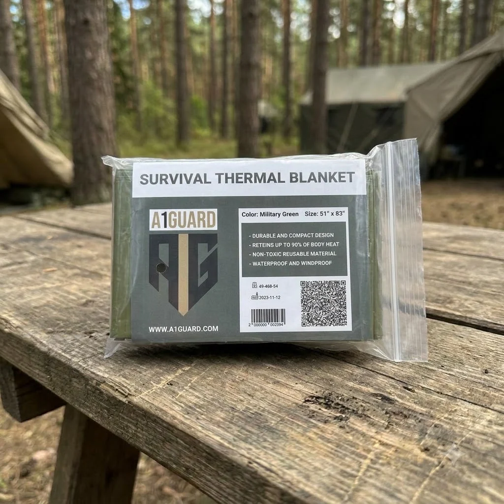 Термоковдра A1G Survival Blanket - OD Green