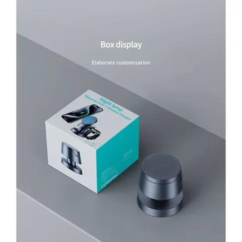 Беспроводное зарядное устройство СТЕНД 4в1 WS40AP-25W Lightning магнит телефон часы наушники ночник Графіт — фото 8