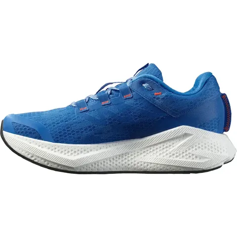 Чоловічі бігові кросівки Salomon Aero Glide 3 для асфальту, сині з білим та червоним — фото 5