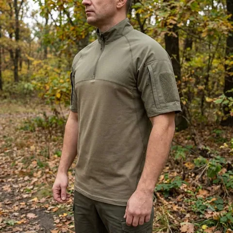 Тактична сорочка Condor-Clothing Short Sleeve Combat Shirt Олива — фото 1