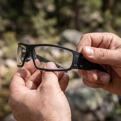 Захисні окуляри Gatorz Magnum Photochromic ANSI Z87.1 Mil-Spec Ballistic, Black Cerakote - GZ-01-005 — фото 2