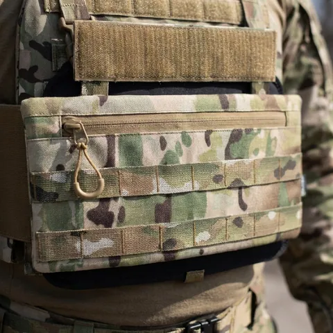 Захист живота (кишківник) з балістичним пакетом 1 клас захисту Militex cordura USA Multicam — фото 3