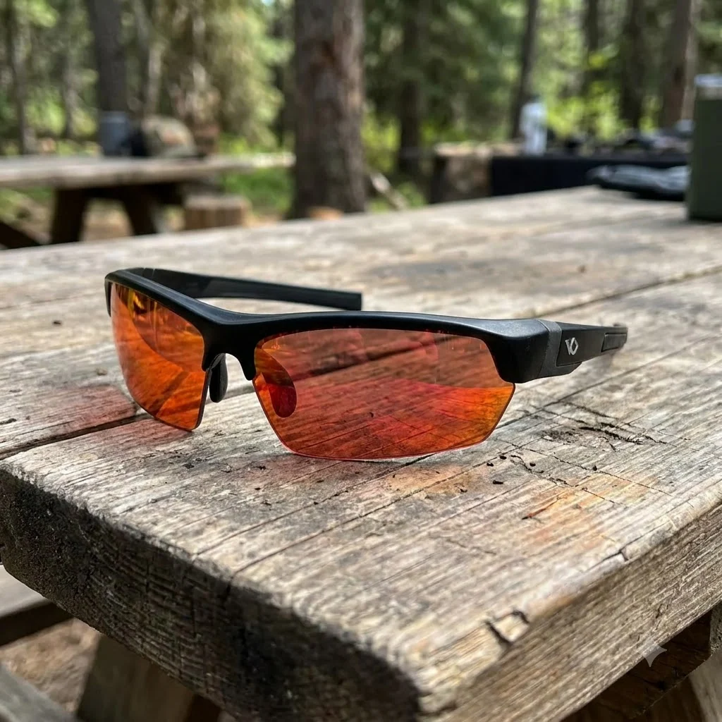 Захисні окуляри Venture Gear Tensaw (vermilion) Anti-Fog, дзеркальні лінзи кольору "кіновар", Чорний