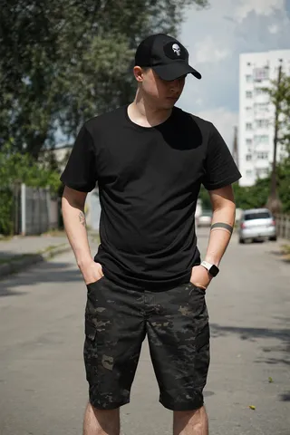Шорти тактичні Oper FS чорний мультикам Rip-Stop — фото 6