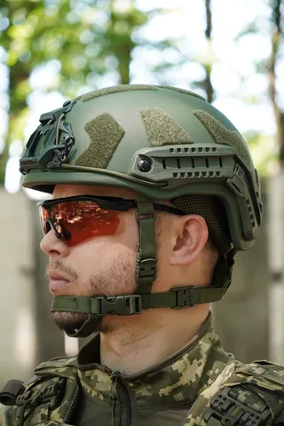 Балістичний шолом Олива FAST PE GEN III AGGRESSIVE — фото 9