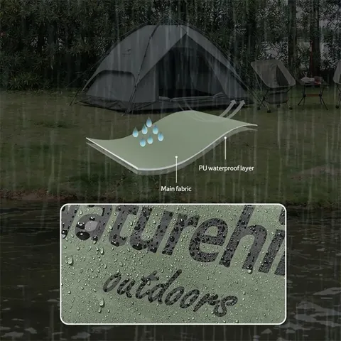 Намет тримісний автоматичний Naturehike NH21ZP008, темно-зелений — фото 5
